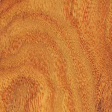 Канарское дерево (Centrolobium microchaete) – древесина шлифованная (распил – flatsawn)