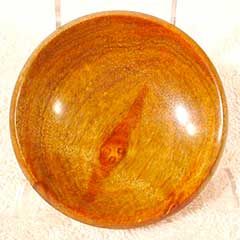 Чаша из древесины Chlorocardium rodiei, выточенная Брайаном Нельсоном (NelsonWood)