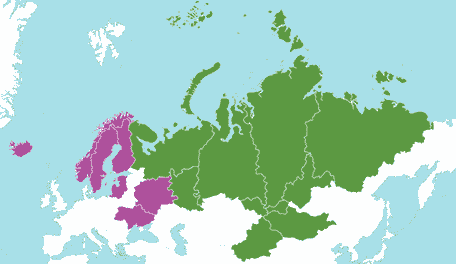 Ареал Larix sibirica
