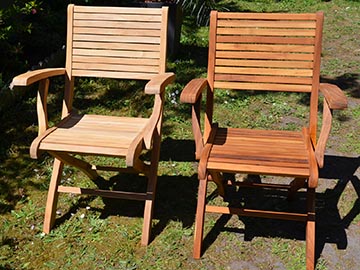 Садовые кресла из тика